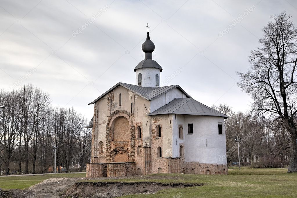 Church of St. Parasceva an the Marketplace. Veliky Novgorod, Russia