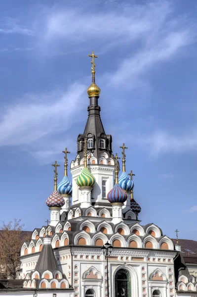 Templo de Ícone da Mãe de Deus "Acalmar Minhas Dores". Saratov, Rússia — Fotografia de Stock