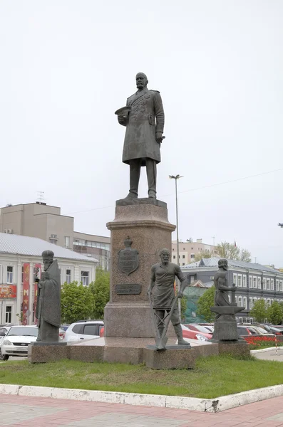 Saratov, Rusko - 06 května 2015: Památník P. A. Stolypin. — Stock fotografie