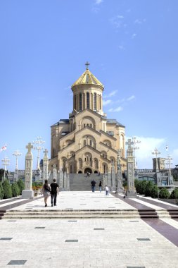Holy Trinity Katedrali (Tsminda Sameba). Tiflis, Gürcistan
