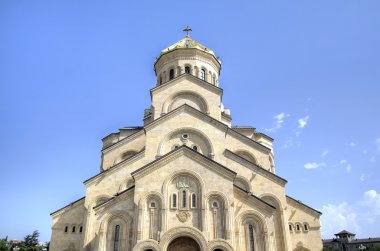 Holy Trinity Katedrali (Tsminda Sameba). Tiflis, Gürcistan