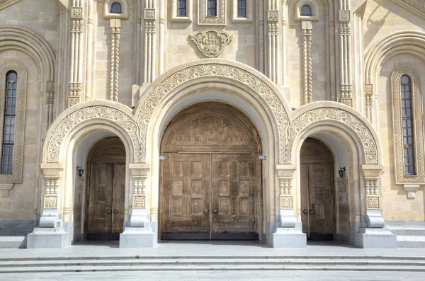 Catedral da Santíssima Trindade (Tsminda Sameba). Tbilisi, Geórgia — Fotografia de Stock