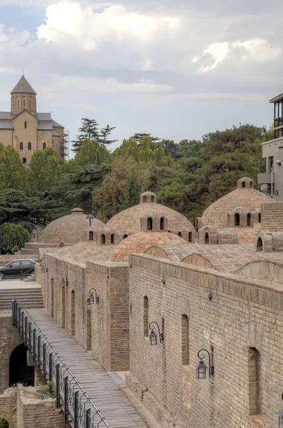 Θειικό λουτρά (τουρκική). Τιφλίδα, γεωργία — Φωτογραφία Αρχείου