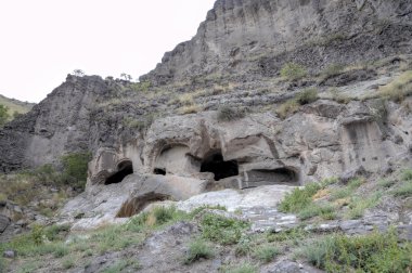 Vardzia mağara Manastırı. Gürcistan