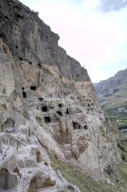 Vardzia mağara Manastırı. Gürcistan