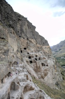 Vardzia mağara Manastırı. Gürcistan
