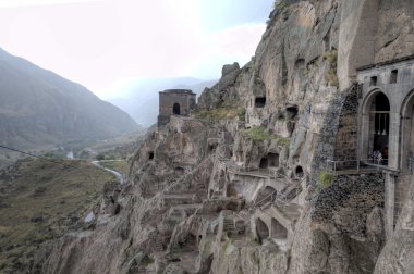 Vardzia mağara Manastırı. Gürcistan