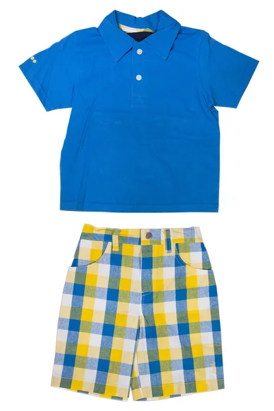 Childrens wear - shirt and shorts — Stock Photo, Image