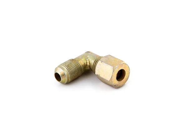 Brass parts from the car. tube — Stock Photo, Image