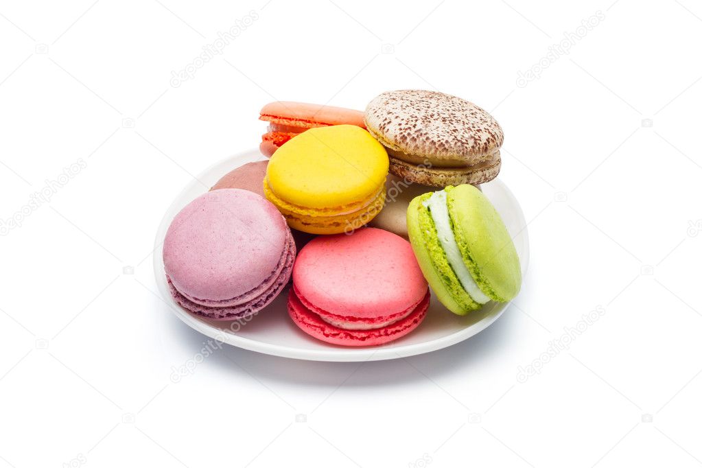 colorful macaroons