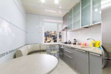 Mutfak modern bir ev lüks