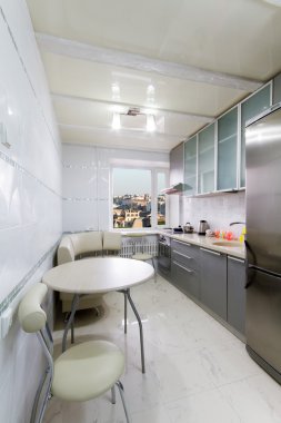 Mutfak modern bir ev lüks