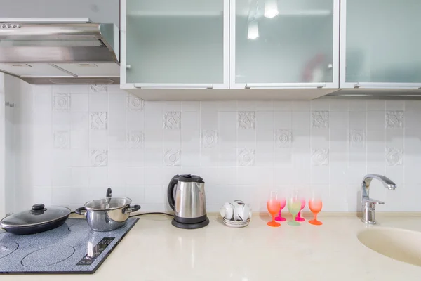 Kitchen interior closeup — Stock Photo, Image