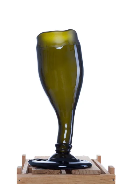 Beer mug made of bottles — Stock Photo, Image