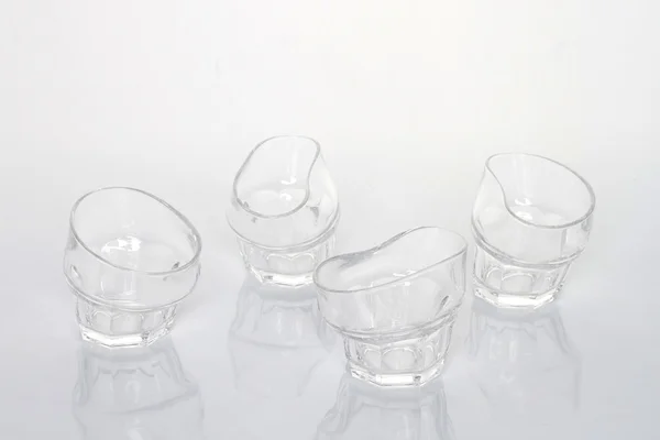 Samling av tomma glas — Stockfoto