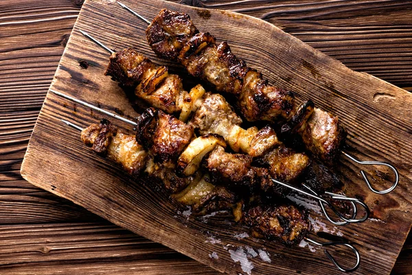 Şiş kebap ahşap tablo