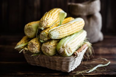 taze mısır koçanı