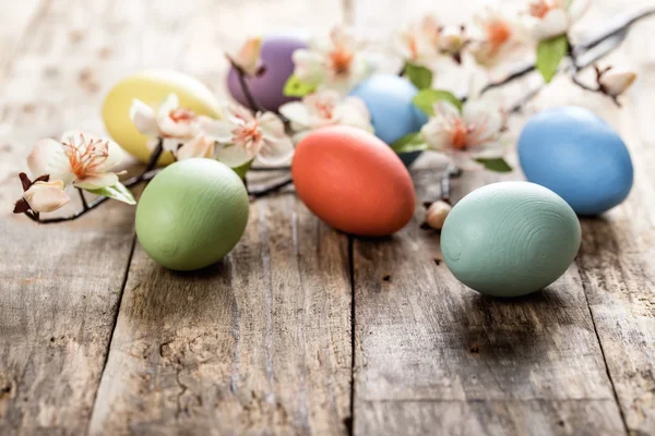 Coloridos huevos de Pascua —  Fotos de Stock