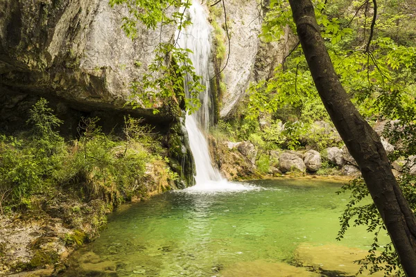 Vodopády na Olympus mountain, Řecko — Stock fotografie