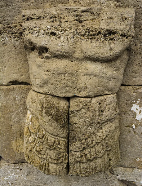 Скульптура руїни Діон археологічних розкопок в Греції — стокове фото