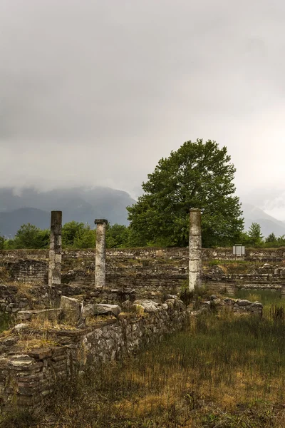 Dion arkeolojik Yunanistan, antik kalıntılar — Stok fotoğraf