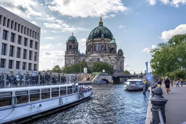 Berlino Germania Agosto 2019 Vista Distanza Del Duomo Berlino Berlino — Foto Stock