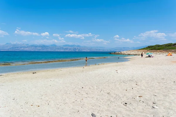 ギリシャのコルフ島 2018年8月22日 ギリシャのコルフ島に隠されたビーチ — ストック写真