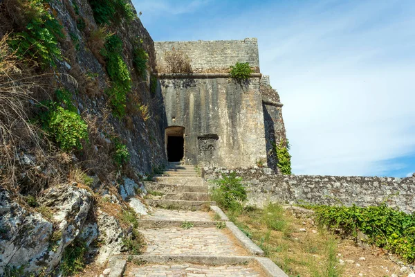 Vue Ancienne Forteresse Corfou Grèce — Photo