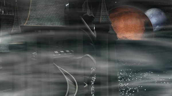 Karanlık gizemli Castle