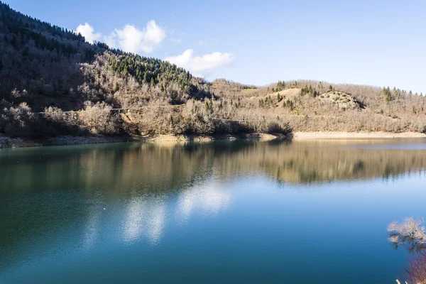 Plastiras lake in central Greece — Stock Photo, Image