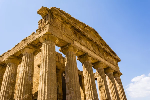 Concordia Tapınağı. Tapınaklar, Sicilya, İtalya üzerinde Agrigento Vadisi — Stok fotoğraf