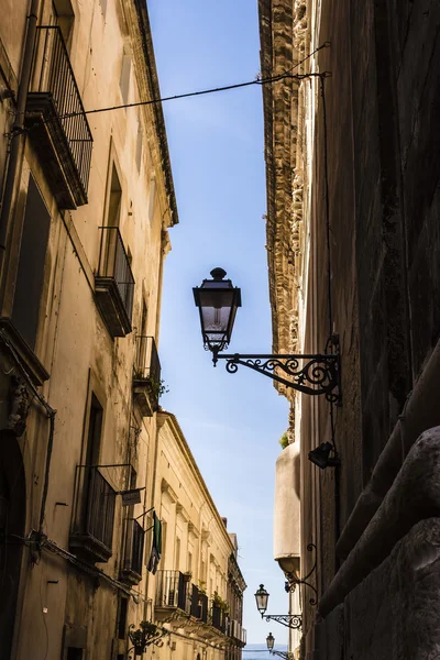 Ortigia Alley, Syracuse, Sicily, Italy — Stock Photo, Image