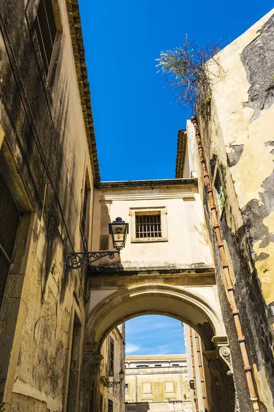 Ortigia Alley, Siracusa, Sicília, Itália — Fotografia de Stock