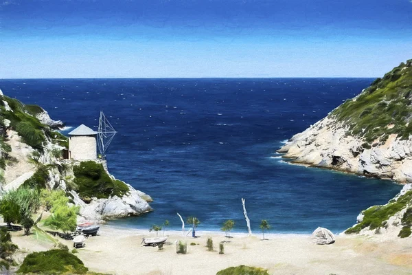 Sjöarna Beach Alonissos — Stockfoto