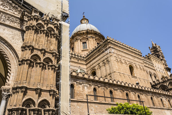 Cathedral of Palermo in Sicily, Italy