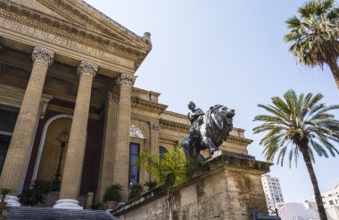 Teatro Massimo Vittorio Emanuele, Palermo, Sicilya.