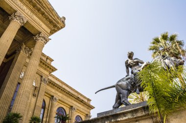 Teatro Massimo Vittorio Emanuele, Palermo, Sicilya.