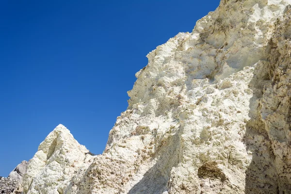 White Rock mineral formation at Milos island, Greece — Stock Photo, Image