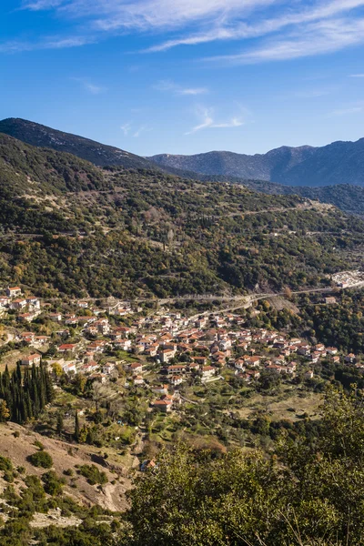 Malerisches Bergdorf in Griechenland — Stockfoto