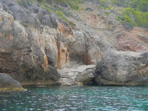 Piękne wybrzeże z wysp w archipelagu Balearów, Majorka — Zdjęcie stockowe