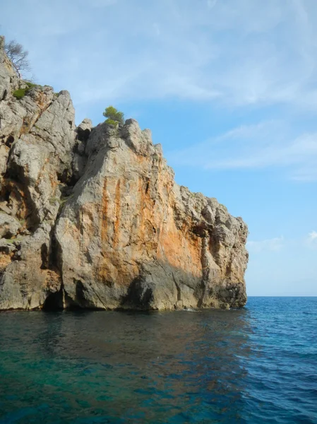 A Baleár-szigetek, Mallorca gyönyörű partja — Stock Fotó