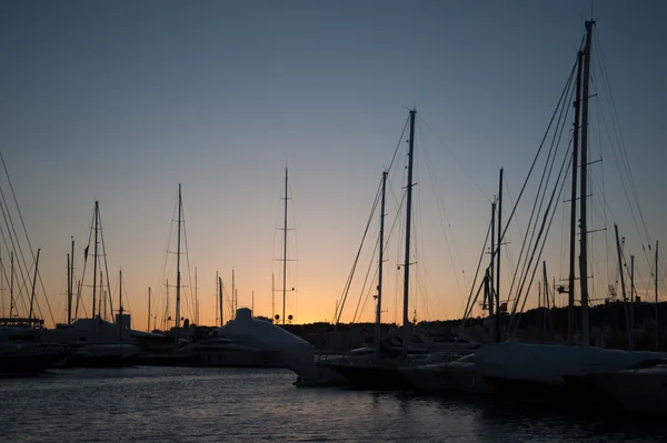 Yachts at the marina of Majorca — Stock Photo, Image