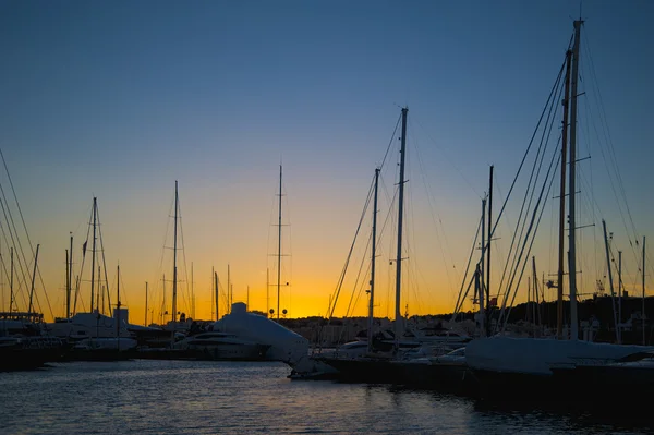 Yachts at the marina of Majorca — Stock Photo, Image