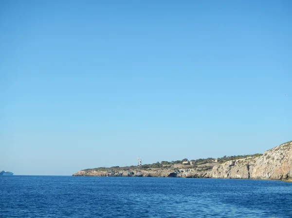 Piękne wybrzeże z wysp w archipelagu Balearów, Majorka — Zdjęcie stockowe