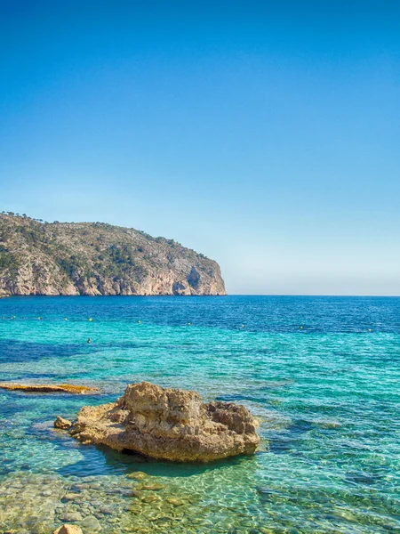 Boats and blue sea in Majorca — Stock Photo, Image