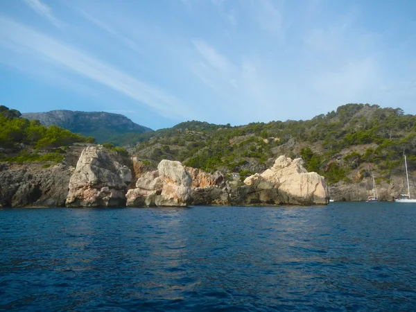 Πανέμορφες ακτές από τις Βαλεαρίδες Νήσους, Μαγιόρκα — Φωτογραφία Αρχείου