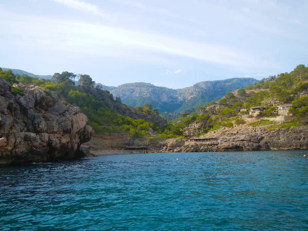 Piękne wybrzeże z wysp w archipelagu Balearów, Majorka — Zdjęcie stockowe