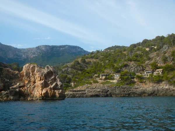 Piękne wybrzeże z wysp w archipelagu Balearów, Majorka — Zdjęcie stockowe