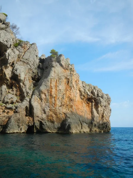 Piękne wybrzeże z wysp w archipelagu Balearów, Majorka — Zdjęcie stockowe