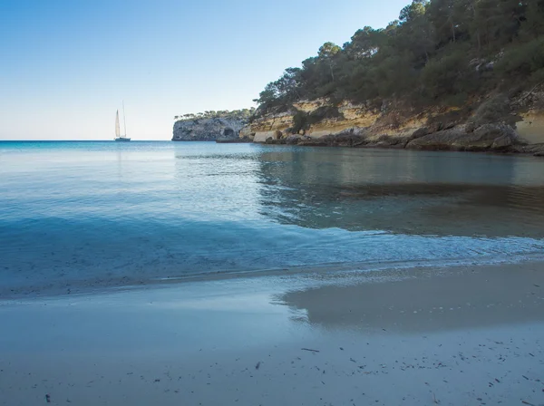 Calm sea in a Beach - Mallorca — Stock Photo, Image